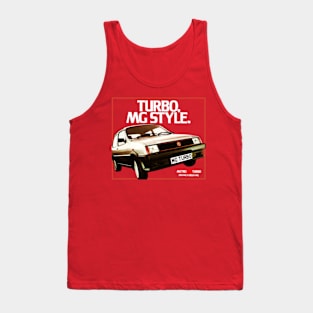 MG METRO TURBO - advert Tank Top